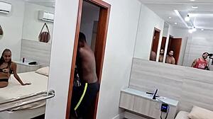 Screaming Skinny Thai Teen Kalifa's Swollen Pussy and Ass DP Rough Orgasms