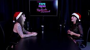 watch nath zannin and stellar blue's naughty porn cast brazil chat part 4... sheer red hot! 😏