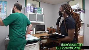 Oops, angel ramirez's prostate exam turns into flopping dick blooper at tampa uni gyno 😂 watch full guysgonegyno film!