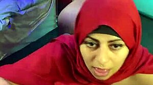 mia niqab housewife blows husband cums in mouth mirror behind thong ass shake