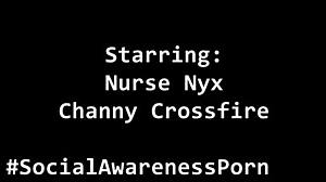 what happens when channy crossfire spreads for latex glove humiliation?