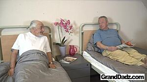 hey nurse time for gramps pill checkup in hospital room