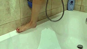 Wife's Pissing Golden Rain Femdom Shaving Pussy Compilation Episode