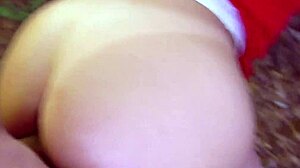 i sneak up on my stepsis in the garden and fuck her doggystyle uncensored