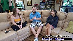 Dr Tampa Gives Mira Monroe Her First Gyno Exam Backstage