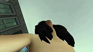 SELENA GOMEZ RIDES COWGIRL ORGASM ON SOFA IN STEAMY POV SEX TAPE SIMS