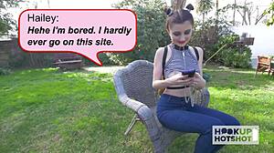 Hailey Little Deepthroats Monster Cock After Hard Pussy Ride