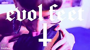 My Vans Sneakers Choke Gag and Make You Explode Cum All Over Latina Feet Goddess