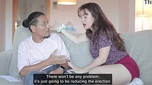 stepmom handles stepson's viagra accident with expert blowjob fuck