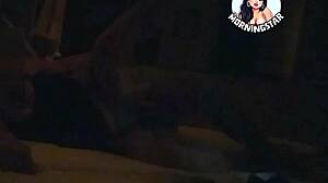 early morning wife cheats with 22cm cock while cuckold watches