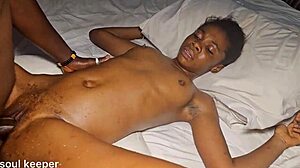private party turns wild with ebony creampie squirt on my ass