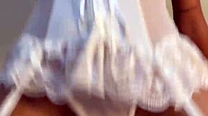 Suggestive Busty TikTok Girl Teases Huge Natural Tits and Ass