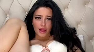 horny american college coed student masturbates squirts solo on webcam pov