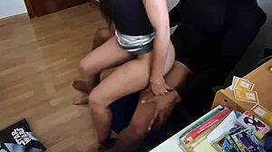 hard wild anal fuck stepmom milf short dresses husband away home