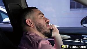 imagine freeusing your girlfriend while her husband watches her big tits bounce