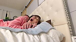 Cheating Stepdad Creampies Wife and Stepdaughter