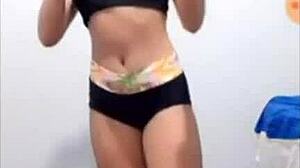 cute teen beauty shakes her sexy dance moves all night