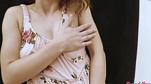 petite inked redhead luna parish rims and swallows greedy cum