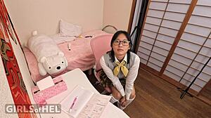 Using Sex Toys on Cute Asian Stepdaughter