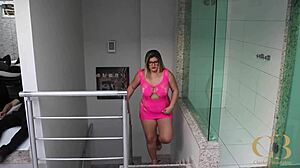 Slutty Brazilian wife, you ready for BBC and BWC drilling your fat ass bareback in this quickie threesome trailer?