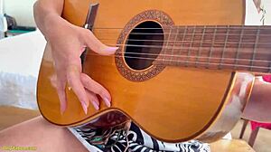 Headscarf Granny's Ass Stretched by BBC Guitar Student