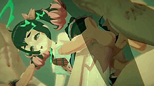 zenless zone zero nangong yu idol's bound wing forces cowgirl in 3d hentai 3some anal gangbang