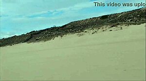 dude on nude beach, watch him spill milk everywhere like crazy