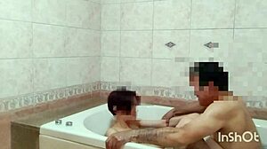 Colleagues Crave Secret Bath and Bed Encounters with Deep Kisses, Tall Milf's Small Waist, and Intense Japanese Taboo Sex