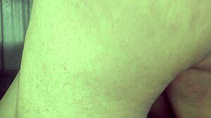 close up on 18 year old getting creampied tight pussy filled