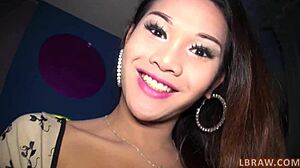 POV Thai Ladyboy Donut Ass Barebacked Roughly Then Creampied Deep!