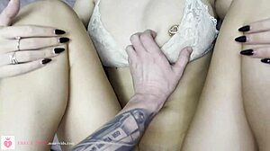 look at my new nipple piercing... fuck me pov teen bra tease