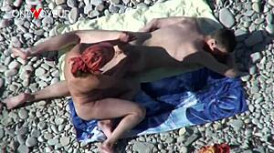 oh man beach voyeur catches busty cougar milf riding young guys cock doggystyle outdoors