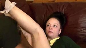 Stepbrother pounds stepsis hard in her tight school uniform