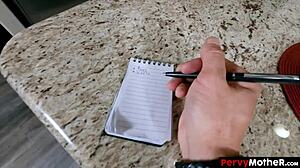 i crave going viral again as pervy mommy gets drilled bareback in kitchen doggystyle