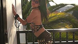 Imagine perfect bogota sunset with an out-of-this-world latina