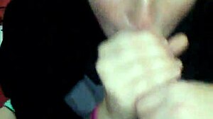 pretty blonde gags on cock with sloppy deepthroat choking and spitting