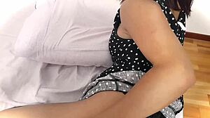 Wife cheats on call while boss pounds her tight spot