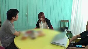 Slut Introduced to Group but Only One Creampies Her Big Tits and Ass in Rough Doggystyle