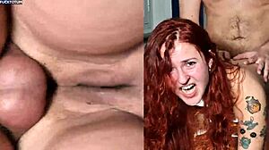 Pain in Her Eyes from Rough Anal Creampie. She Craves Every Thrust More