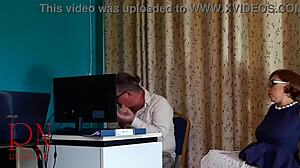 boss dominates employee pussy lick humiliation in office now!