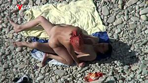oh man beach voyeur catches busty cougar milf riding young guys cock doggystyle outdoors