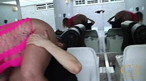 Slutty Brazilian wife, you ready for BBC and BWC drilling your fat ass bareback in this quickie threesome trailer?