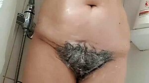 Stepmom Exposes Hairy Pussy