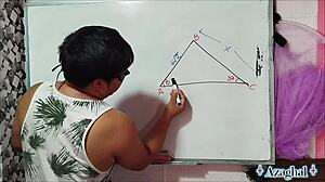 Asian Nerd Teacher Sexual Math Challenge