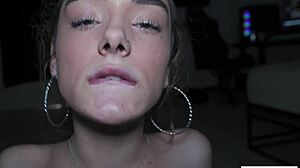 he deserved more than sandwich i got fucked rough doggystyle cum mouth