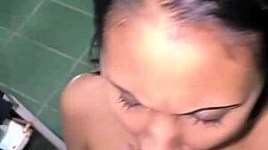 havena bolt swallowin' tattooed hunk's hot load