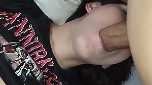 Skinny Stepsister Gets So Wet Fucking Stepbrother They Film Tight Pussy Creampie for Replay