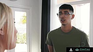 Andi Avalon Big Tits Milf Seduces Teen In Nuru Massage