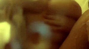 Chubby Oiled Tits Ass Shaking in Shower Big Pussy Shave Orgasm