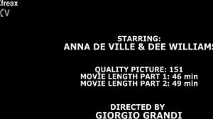 Dee Williams vs Anna de Ville take 6on2 anal fisting ATOGM DAP gapes buttrose cum in mouth